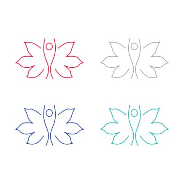 AYURVEDA HİÇ HİÇ HASTANESİ HARMONY İŞARETİ LOGO VECTOR