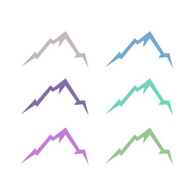 HILLS İşaret Sembolü Logo VECTOR beyaza izole edildi