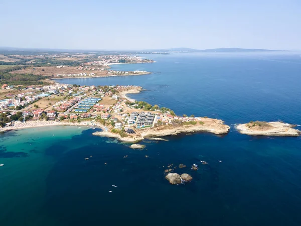 stock image Aerial view of Arapya beach near town of Tsarevo, Burgas Region, Bulgaria