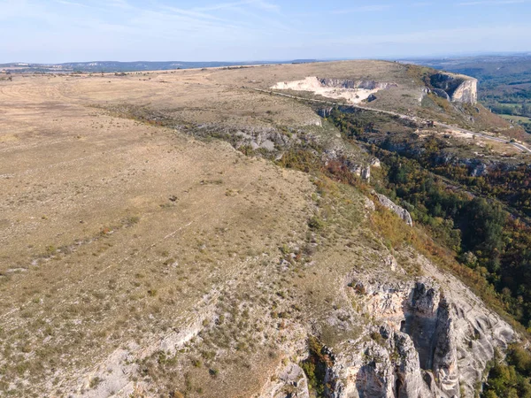 Вид Повітря Каньйон Голіам Дол Поблизу Села Куніно Ватса Болгарія — стокове фото