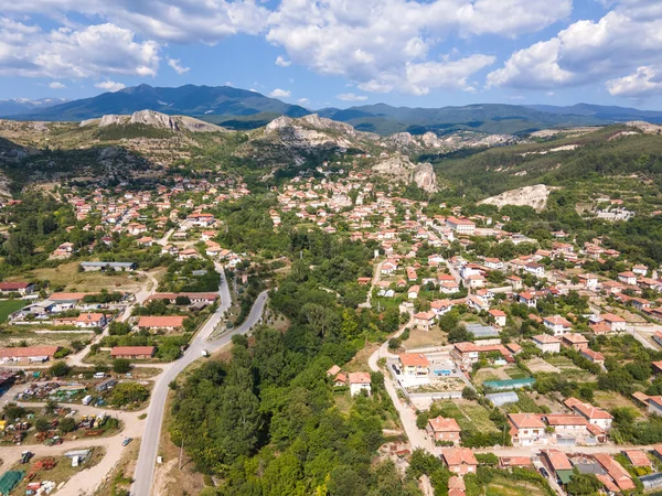Amazing Aerial View Ilindentsi Village Regio Blagoevgrad Bulgarije — Stockfoto