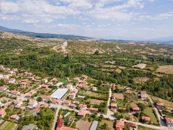 Amazing Aerial View Ilindentsi Village Blagoevgrad Region Bulgaria — ストック写真