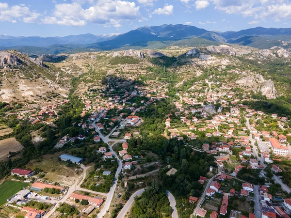 Amazing Aerial View Ilindentsi Village Regio Blagoevgrad Bulgarije — Stockfoto