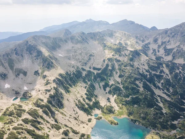 Bulgaristan Banderitsa Gölü Yakınlarındaki Pirin Dağı Nın Şaşırtıcı Havacılık Manzarası — Stok fotoğraf