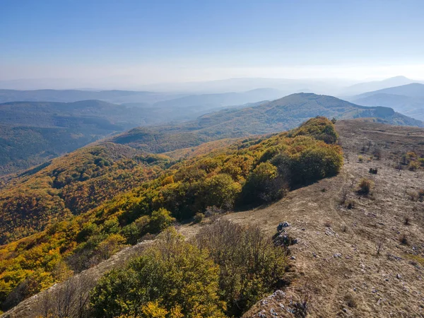 Niesamowity Jesienny Krajobraz Górski Erul Obwód Pernicki Bułgaria — Zdjęcie stockowe