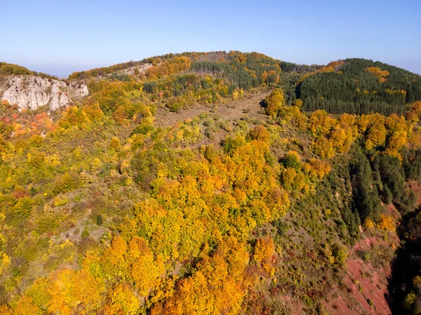 Úžasná Podzimní Krajina Pohoří Erul Pernický Kraj Bulharsko — Stock fotografie
