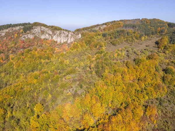 Úžasná Podzimní Krajina Pohoří Erul Pernický Kraj Bulharsko — Stock fotografie