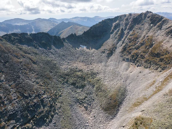 stock image Amazing Aerial view of Rila mountain near Musala peak, Bulgaria