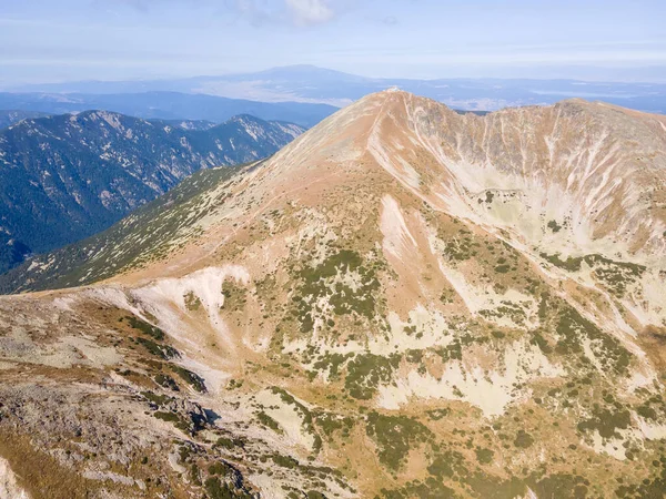 stock image Amazing Aerial view of Rila mountain near Musala peak, Bulgaria