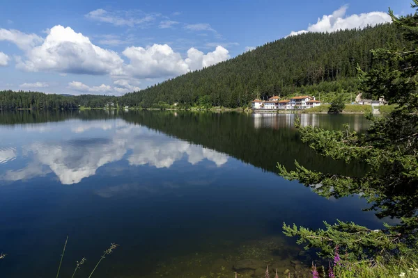 Vista Verão Golyam Beglik Reservoir Região Pazardzhik Bulgária — Fotografia de Stock