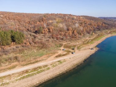 Bulgaristan 'ın Montana Bölgesi, Ogosta Baraj Havalimanı manzarası