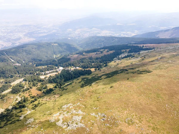 Luftaufnahme Des Vitosha Gebirges Der Nähe Des Tscherni Vrah Gipfels — Stockfoto