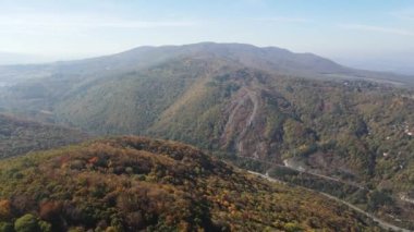 Bulgaristan 'ın Vitosha Dağı' nın İnanılmaz Sonbaharı