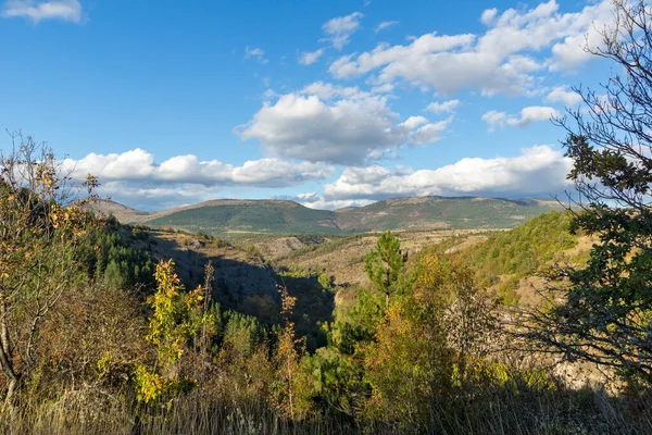 Vista Otoño Garganta Del Río Nishava Montañas Los Balcanes Bulgaria — Foto de Stock