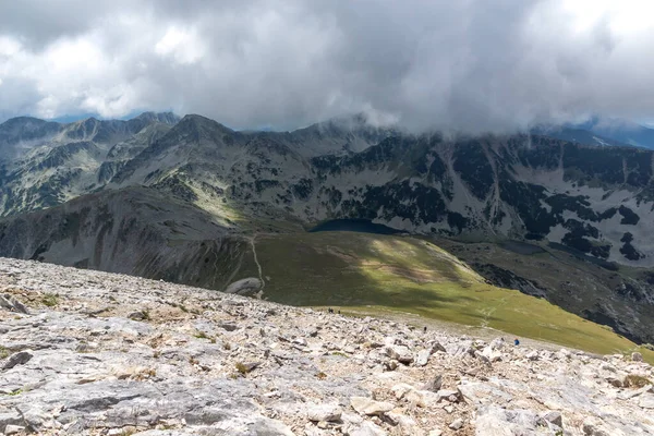 Erstaunliche Sommer Ansicht Des Pirin Gebirges Der Nähe Des Vihren — Stockfoto