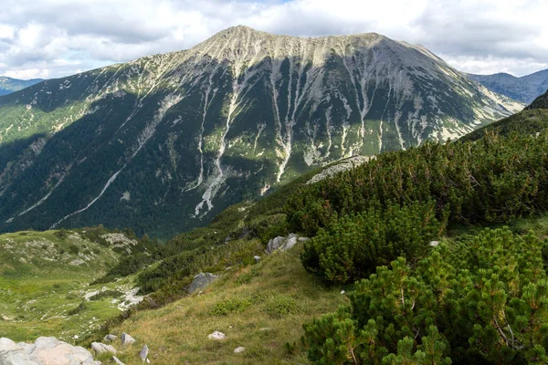 Niesamowity Letni Widok Górę Pirin Pobliżu Vihren Peak Bułgaria — Zdjęcie stockowe