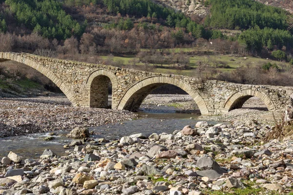 Давньоримський Міст Біля Села Ненково Родопських Горах Карджалі Болгарія — стокове фото