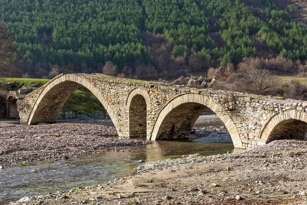 Ponte Romana Antiga Perto Aldeia Nenkovo Nas Montanhas Rhodope Região — Fotografia de Stock