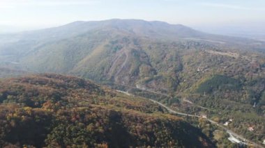 Bulgaristan 'ın Vitosha Dağı' nın İnanılmaz Sonbaharı