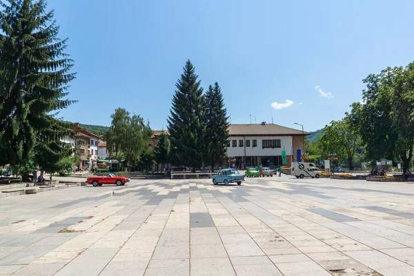 Teteven Bulgária Julho 2021 Rua Típica Edifício Cidade Teteven Nas — Fotografia de Stock
