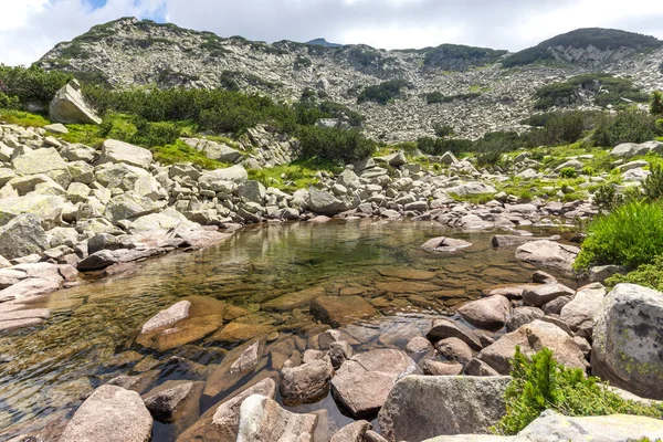 Fantastiskt Landskap Den Långa Sjön Pirin Mountain Bulgarien — Stockfoto