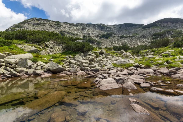 Fantastisk Landskab Den Lange Pirin Mountain Bulgarien - Stock-foto