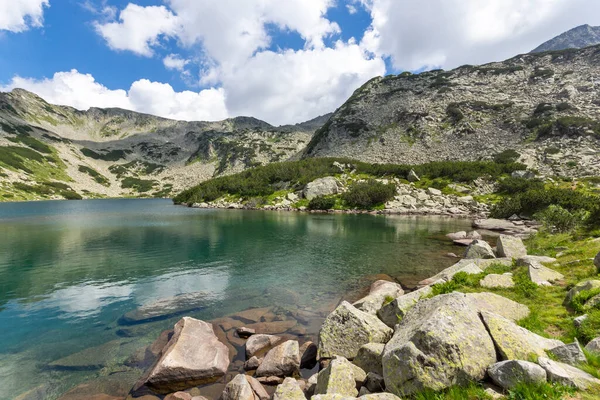 Pemandangan Yang Menakjubkan Dari Long Lake Pirin Mountain Bulgaria — Stok Foto