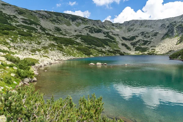 Krajobraz Jeziora Długiego Pirin Mountain Bułgaria — Zdjęcie stockowe