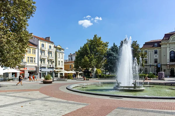 Plovdiv Bulgária August 2022 Tipikus Utca Épület Plovdiv Központjában Bulgáriában — Stock Fotó