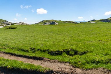 Bulgaristan 'ın Yedi Rila Gölü yakınlarındaki Rila Dağı' nın muhteşem manzarası