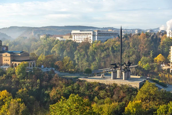 stock image Amazing Panoramic view of city of Veliko Tarnovo, Bulgaria