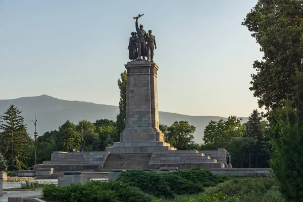 Sofia Bulgarie Juillet 2021 Incroyable Coucher Soleil Vue Panoramique Sur — Photo