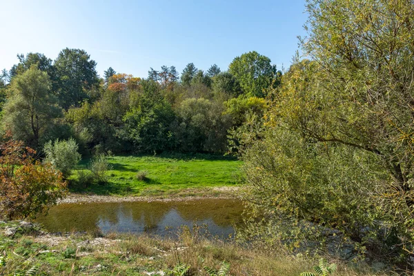 stock image Amazing Landscape of Vit river, passing near village of Aglen, Lovech Region, Bulgaria