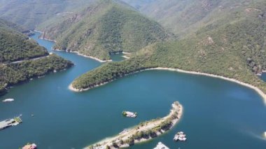 Vacha (Antonivanovtsi) Reservoir, Rodop Dağları, Filibe Bölgesi, Bulgaristan
