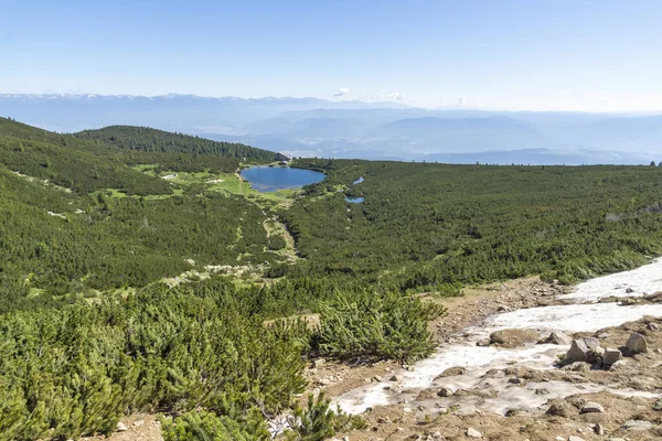 Úžasná Letní Krajina Hory Pirin Blízkosti Jezera Bezbog Bulharsko — Stock fotografie