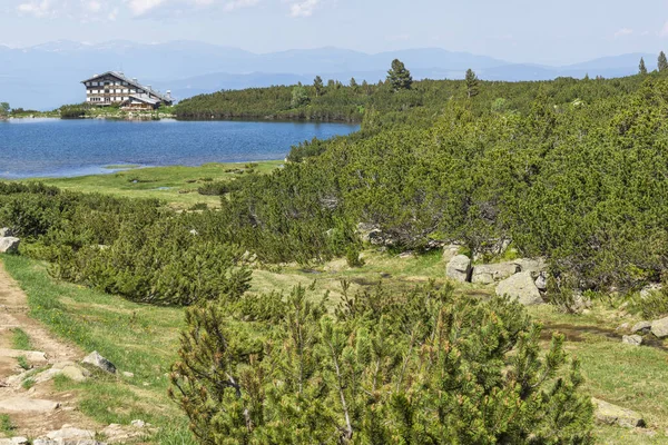 Úžasná Letní Krajina Hory Pirin Blízkosti Jezera Bezbog Bulharsko — Stock fotografie