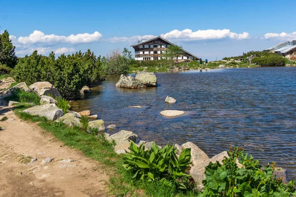 Erstaunliche Sommerlandschaft Des Pirin Gebirges Der Nähe Des Bezbog Sees — Stockfoto
