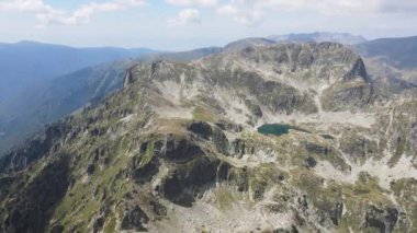 Aerial summer view of Malyovitsa peak, Rila Mountain, Bulgaria