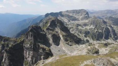 Aerial summer view of Malyovitsa peak, Rila Mountain, Bulgaria
