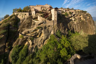 Meteora Manastırları, Teselya, Yunanistan 'ın İnanılmaz Panoramik Manastırı
