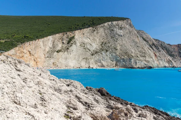 Traumhafter Blick Auf Die Küste Von Lefkada Ionische Inseln Griechenland — Stockfoto