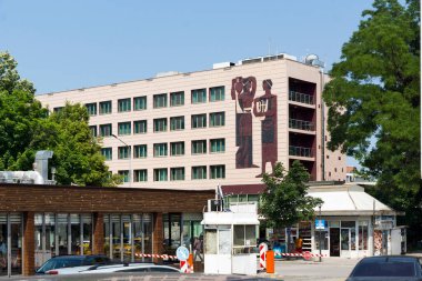 VELINGRAD, BULGARIA - 29 Haziran 2021: Bulgaristan 'ın ünlü Velingrad, Pazardzhik bölgesinin merkezi