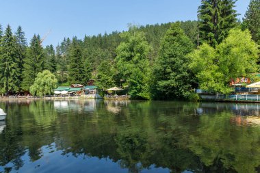 VELINGRAD, BULGARIA - 29 Haziran 2021: Bulgaristan 'ın ünlü Velingrad, Pazardzhik bölgesinin merkezi