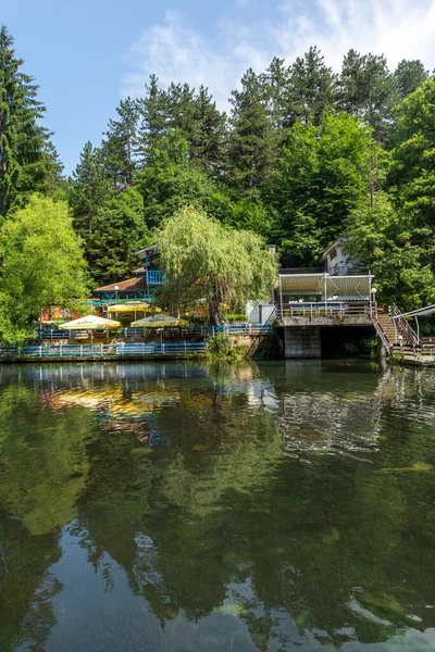 stock image VELINGRAD, BULGARIA - JUNE 29, 2021: Center of famous spa resort of Velingrad, Pazardzhik region, Bulgaria