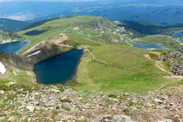 Paisagem Incrível Montanha Rila Torno Dos Sete Lagos Rila Bulgária — Fotografia de Stock