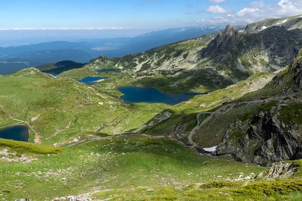 Úžasná Krajina Rila Mountain Kolem Sedmi Rila Lakes Bulharsko — Stock fotografie