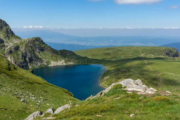 Bulgaristan Yedi Rila Gölünün Etrafındaki Rila Dağı Nın Muhteşem Manzarası — Stok fotoğraf