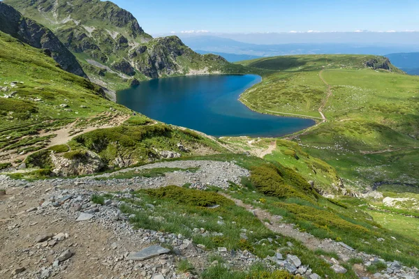 Fantastiskt Landskap Rila Mountain Runt Sju Rila Sjöarna Bulgarien — Stockfoto