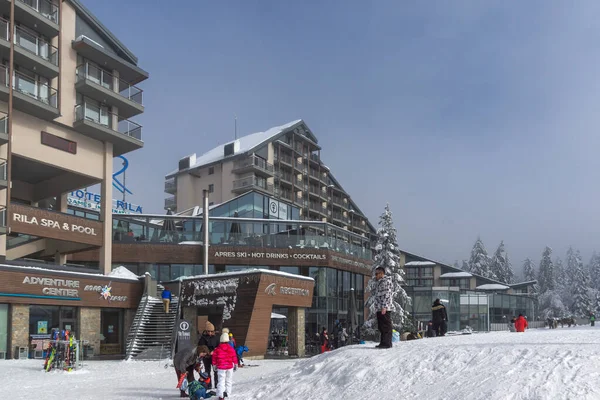 Borovets Bulgaria Enero 2022 Vista Invierno Estación Esquí Borovets Montaña — Foto de Stock