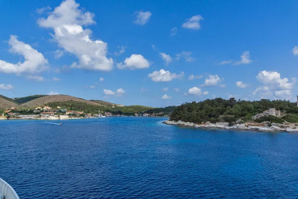 Удивительный Вид Побережье Кефалонии Ионические Острова Греция — стоковое фото